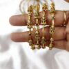 Lakshmi Devi Multi Stone Bangles BN3319