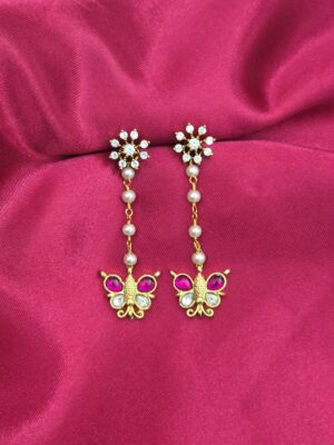 CZ Jadau Kundan Earrings ER2431